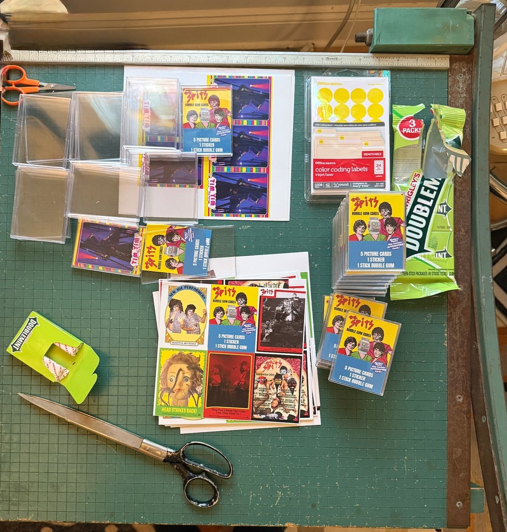 BAND MADE BUBBLE GUM CARDS