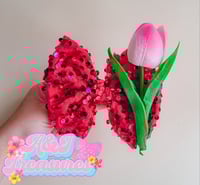 Image 4 of Sequin Tulip Bows (Multiple options) 