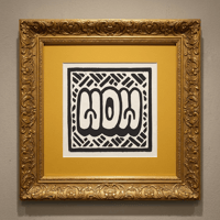 Image 2 of "WOW" LINOCUT PRINTS