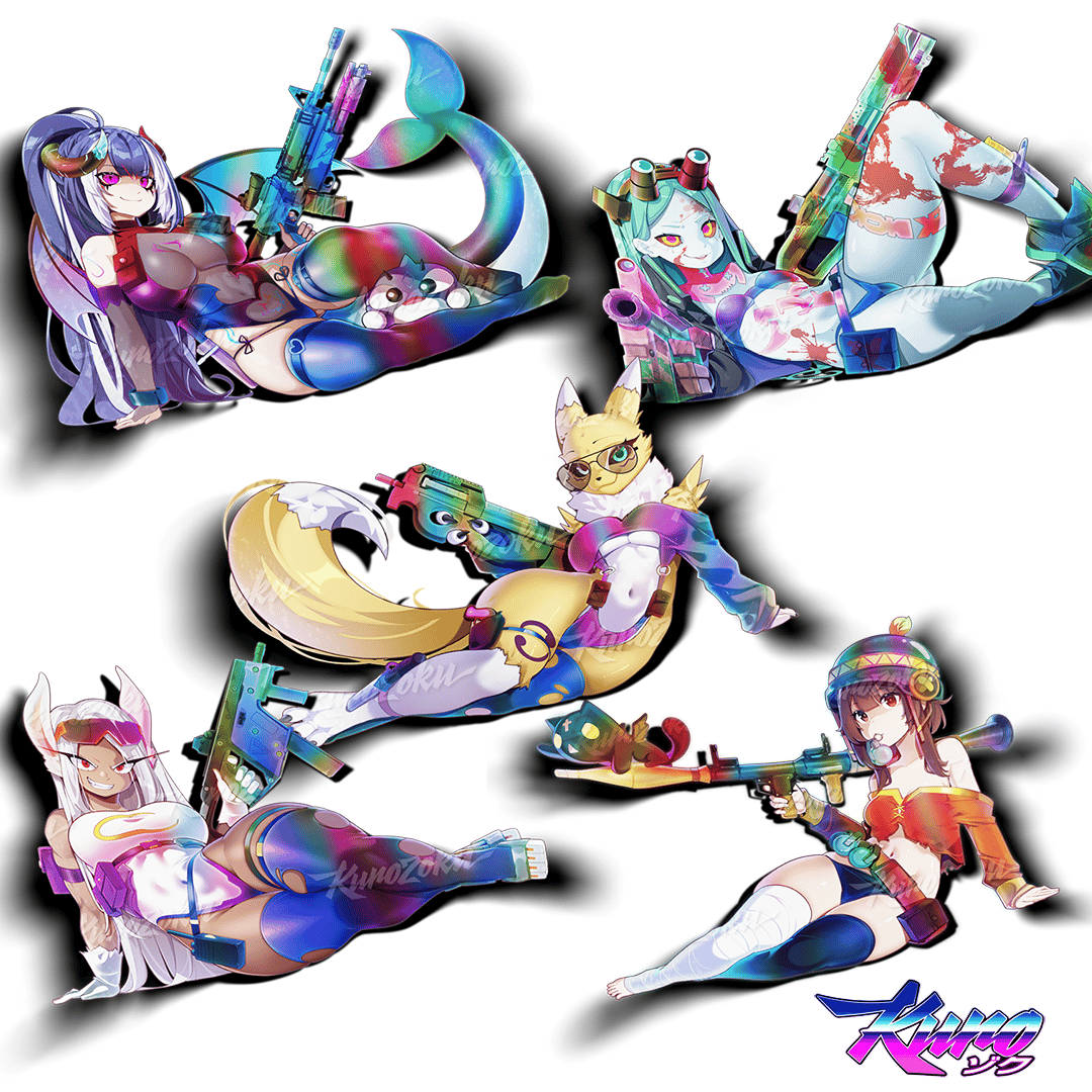 Image of Holographic Tactical Waifus!