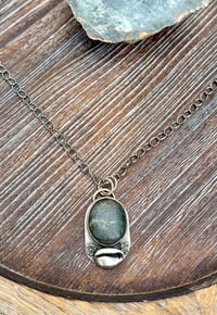 Image 2 of Green Beach Stone necklace 