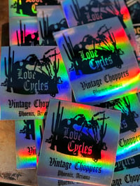 Image 4 of Mucho Love, Double Barrels, the Phoenix of AZ & the Love Tarantula (4) Sticker Pack 