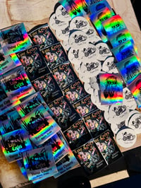 Image 1 of Mucho Love, Double Barrels, the Phoenix of AZ & the Love Tarantula (4) Sticker Pack 