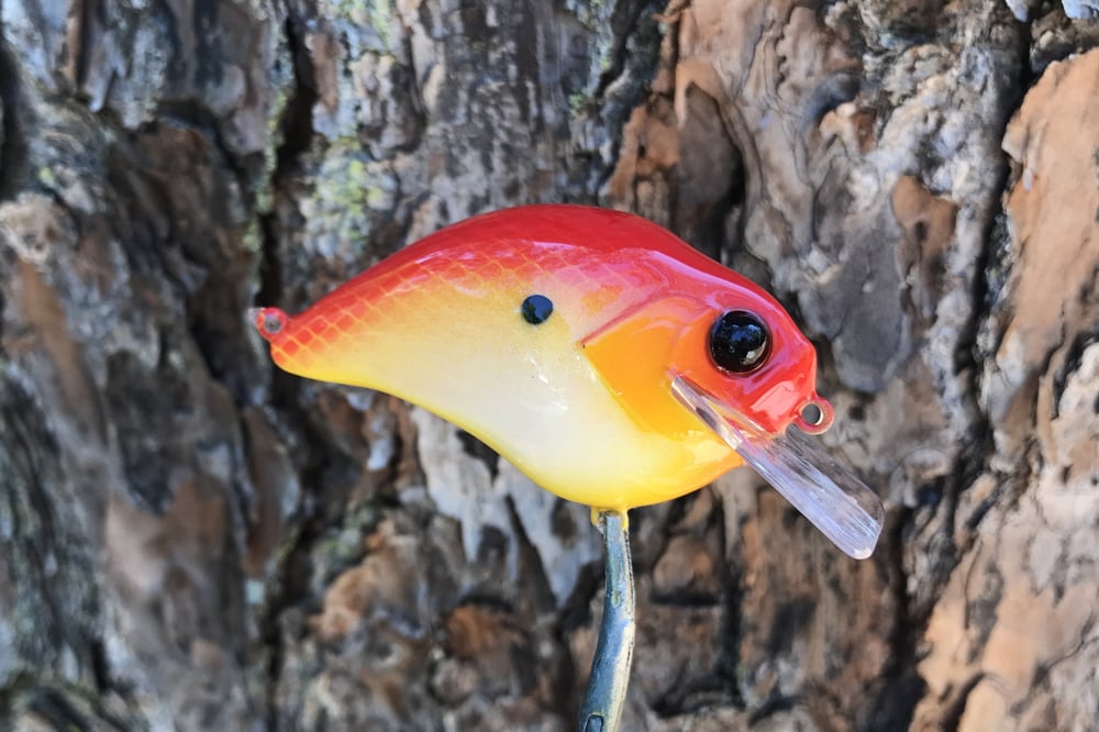 Custom Airbrushed S-CRANK 1.5 Squarebill Crankbait 2817 - Image 2