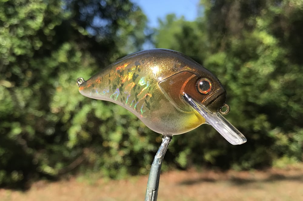  Custom Airbrushed S-CRANK 1.5 Squarebill Crankbait 2850 - Image 3