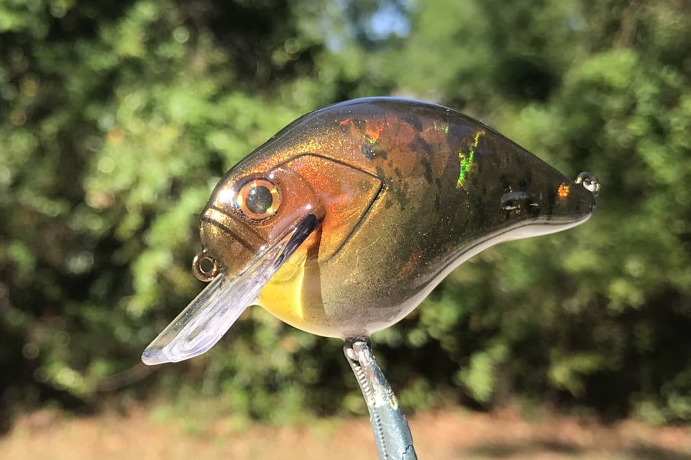  Custom Airbrushed S-CRANK 1.5 Squarebill Crankbait 2850 - Image 2