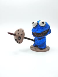 Image 3 of Crazed Cookie Monster figure