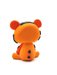 Image 3 of Hand Made Clay Tiger Artist Unknown 