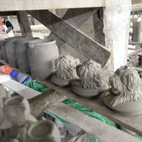 Image 4 of Handmade & Hand painted Cookie Jar – 94 oz