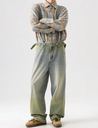 Image 3 of Vintage Fade Suspender Denim