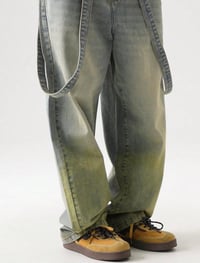 Image 5 of Vintage Fade Suspender Denim