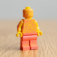 Doodle Fig - Yellow/Coral