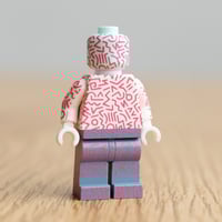 Doodle Fig - White/Sand Blue