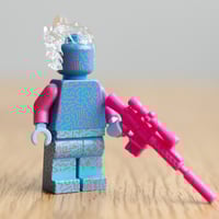 Doodle Fig - Blue/Pink