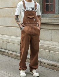 Image 1 of Brown Core Overalls