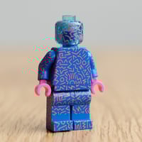 Doodle Fig - Red/Blue