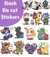 Die cut stickers