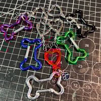 Image 1 of Dog Bone Carabiner Keychain 