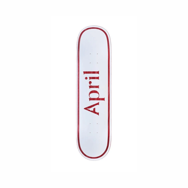 April Skateboard Deck OG Logo Red
