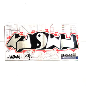 Image of KNOWN Tube Map [Red, Black, Silver]