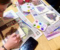 Image 5 of Rainbow Highland Cow Ceramic Tile Paint Party - Friday 10th April 