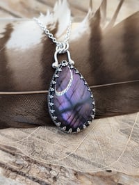 Image 1 of Gothic Purple Tear drop