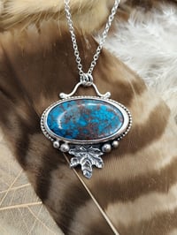Image 3 of Chrysocolla & Leaf