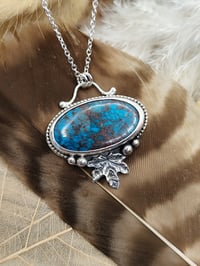 Image 4 of Chrysocolla & Leaf