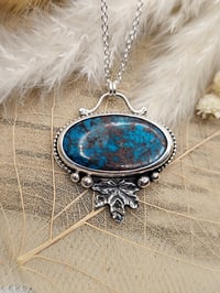 Image 6 of Chrysocolla & Leaf