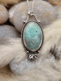 Image 4 of Chilean Turquoise & Leaf