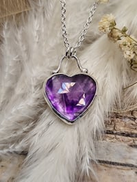 Image 1 of Trapiche Amethyst Heart