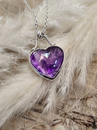 Image 3 of Trapiche Amethyst Heart