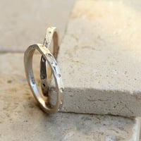 Image 2 of Minimalist Sterling Silver Stacking Rings
