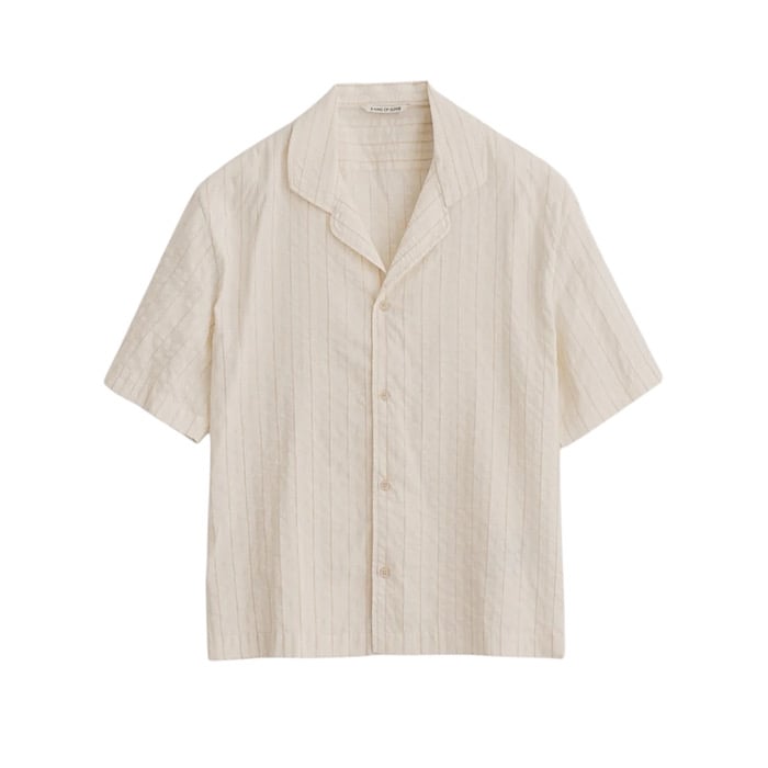 Image of A KIND OF GUISE SAMATA STRUCTURED NATURAL STRIPES