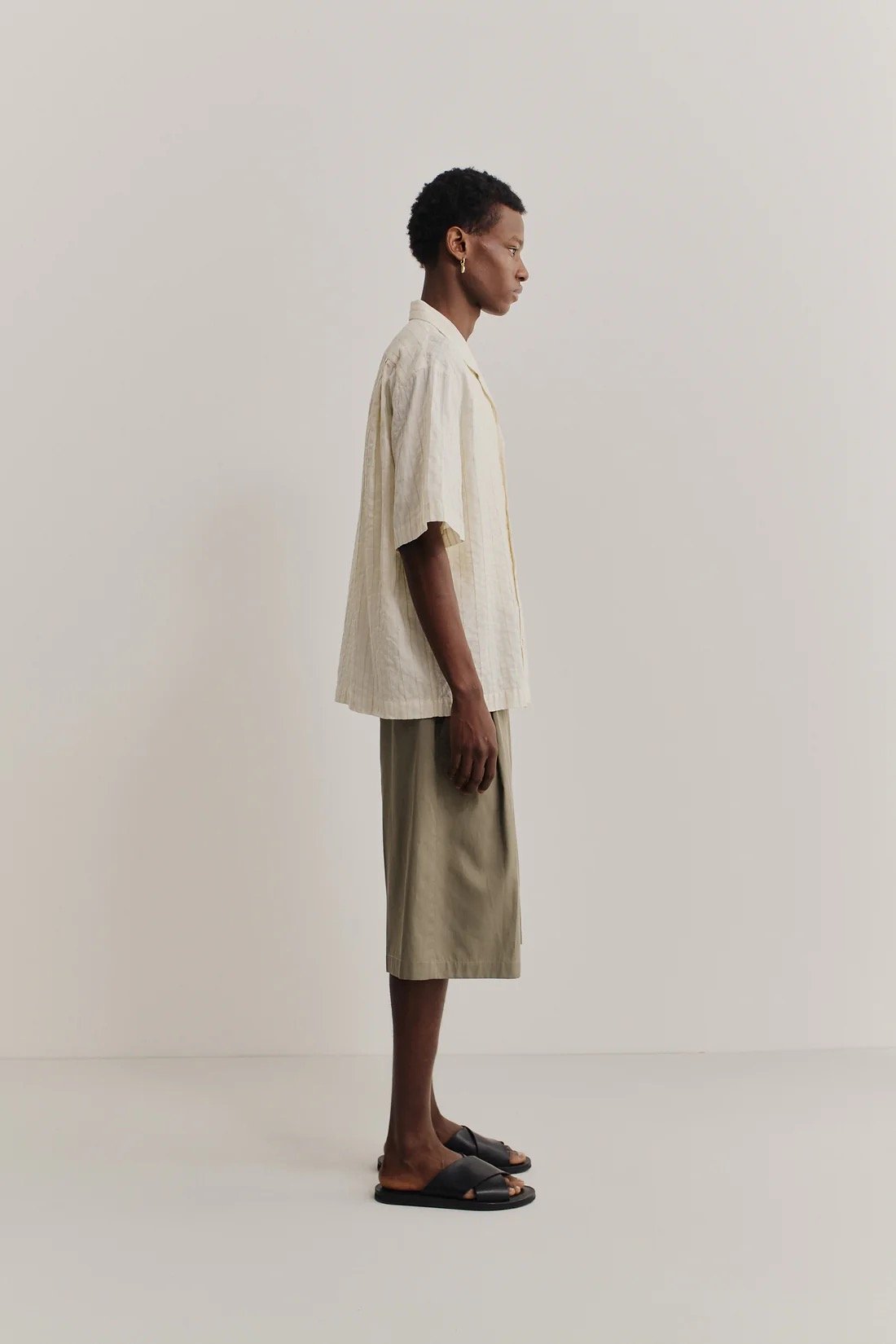 Image of A KIND OF GUISE SAMATA STRUCTURED NATURAL STRIPES