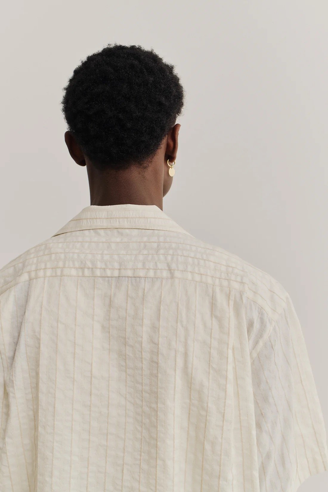 Image of A KIND OF GUISE SAMATA STRUCTURED NATURAL STRIPES