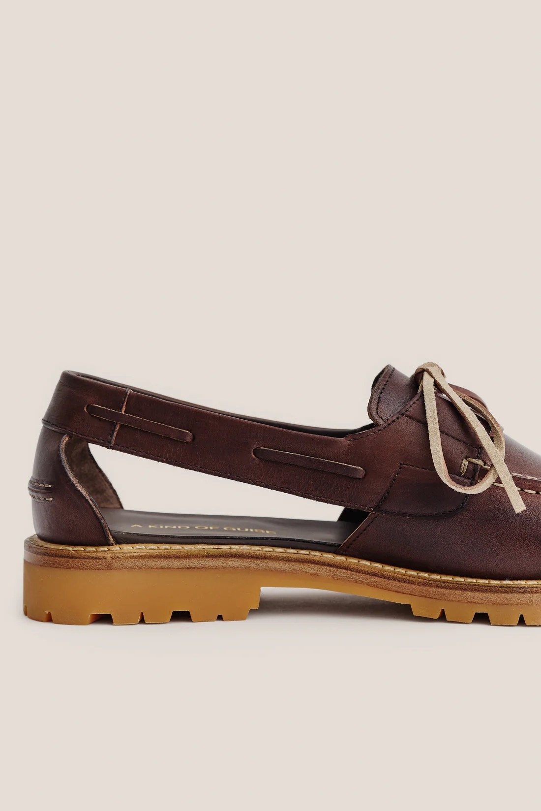 Image of A KIND OF GUISE BAROLO BOAT SANDALS