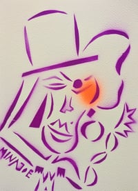 Stencil Purple-Orange