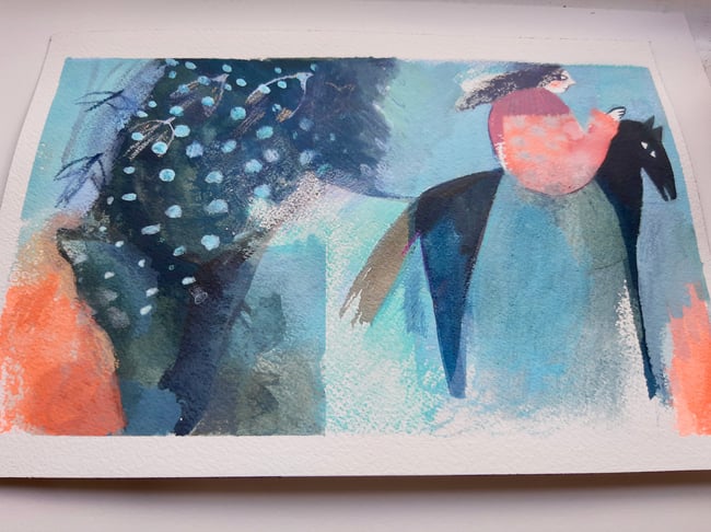 Oncoming storm ~ Original painting