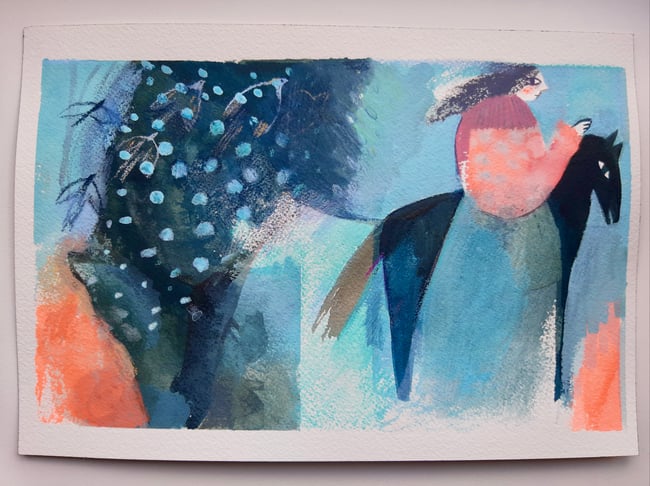 Oncoming storm ~ Original painting