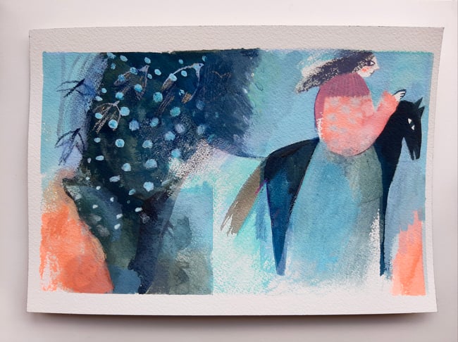 Oncoming storm ~ Original painting