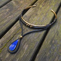 Image 2 of Labradorite 2 Way Torque Choker Necklace