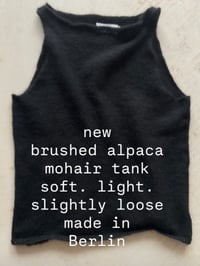Image 1 of Sia Alpaca Mohair Tank — Black