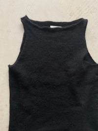Image 6 of Sia Alpaca Mohair Tank — Black