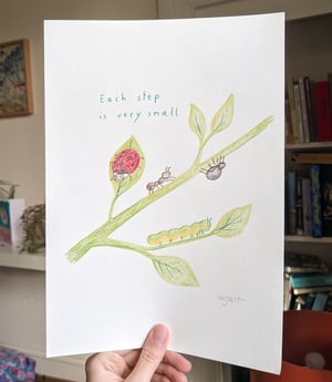Each Step is Very Small - ORIGINAL (2 available)