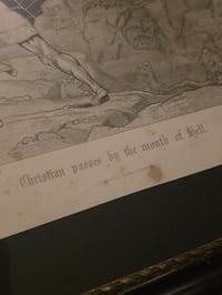 Image 3 of STATEMENT "1800's Pilgrims Progress- Mouth of Hell" with preserved web