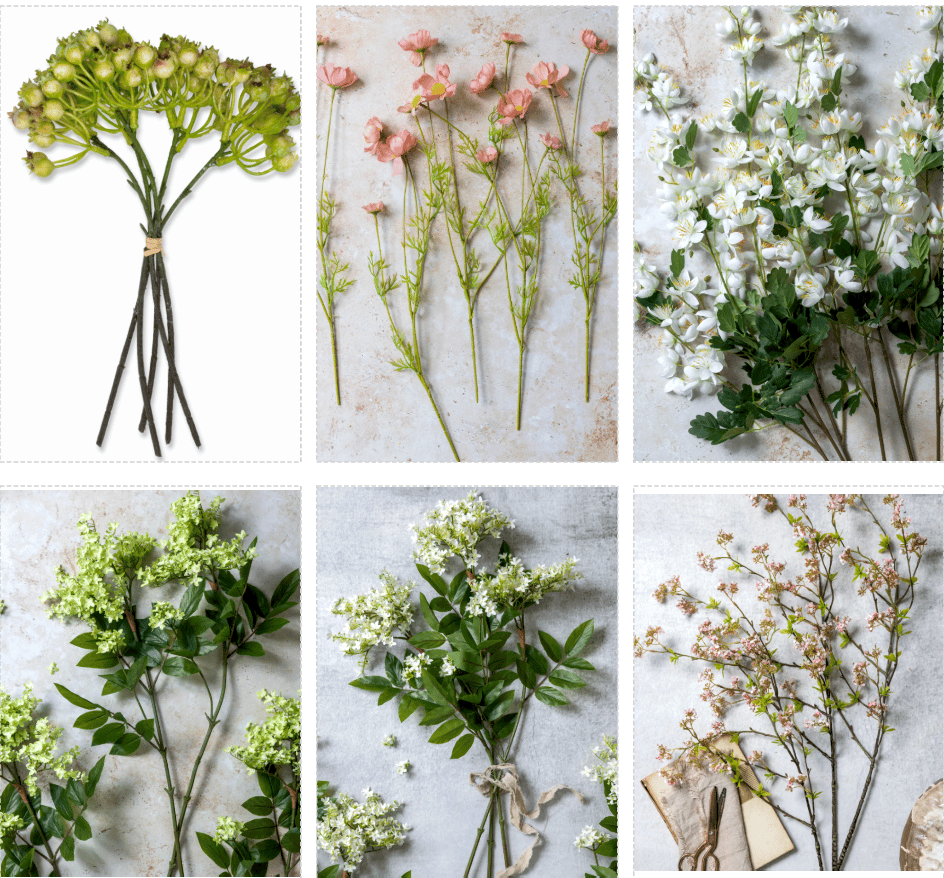 Faux Flowers - 6 New Styles Easter/SS'26 - Image 1 of 8