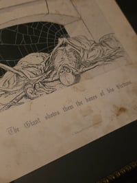 Image 2 of STATEMENT "1800's Pilgrims Progress- Bones of his Victims" with preserved web