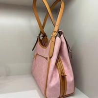 Image 2 of Coach Erin Shoulder Bag In Signature Canvas With Charms Powder Pink