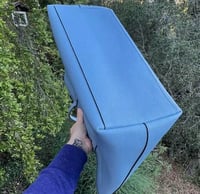 Image 3 of Coach Shoulder Bag Azure Blue with Silver Hardware